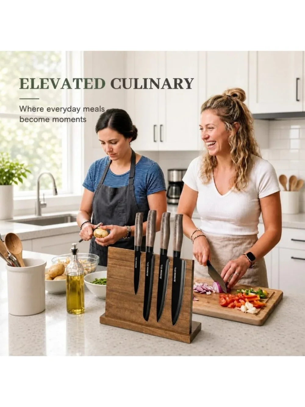 13-Piece Kitchen Knife Set - Non-Stick, Ergonomic, Dishwasher Safe, Gift-Ready!